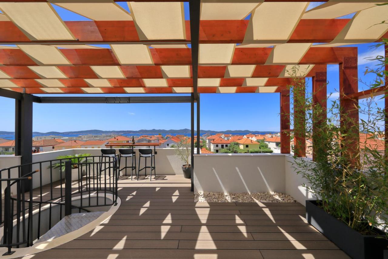 Penthouse Diem - Private Pool With Sea View Zadar Eksteriør bilde